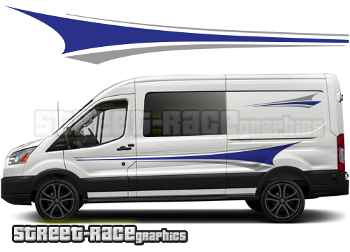 Ford Transit camper van graphics 006