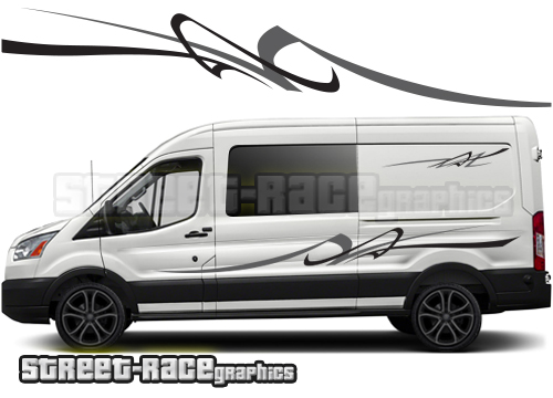 Ford Transit camper van graphics 011