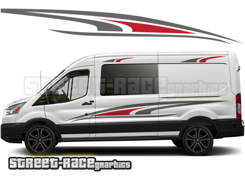 Ford Transit camper van graphics 012