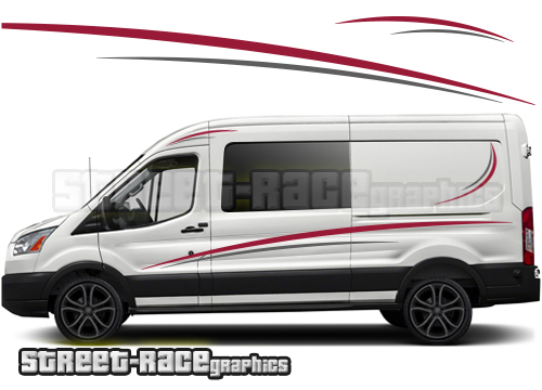 Ford Transit camper van graphics 021