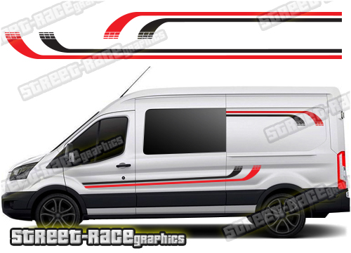 Ford Transit camper van graphics 031