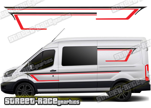 Ford Transit camper van graphics 033