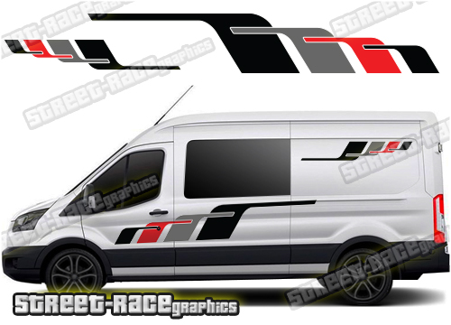 Ford Transit camper van graphics 036