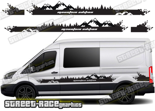 Ford Transit camper van graphics 047 - Adventure Edition