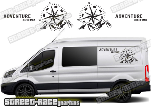 Ford Transit camper van graphics 049