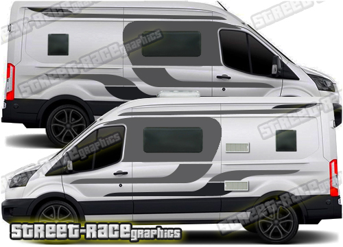 Ford Transit camper van graphics 062
