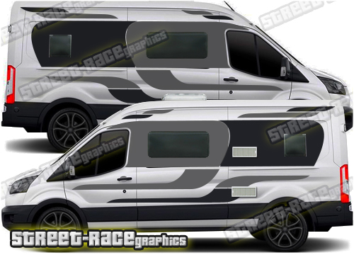 Ford Transit camper van graphics 063