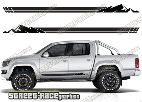 VW Amarok side stickers 001