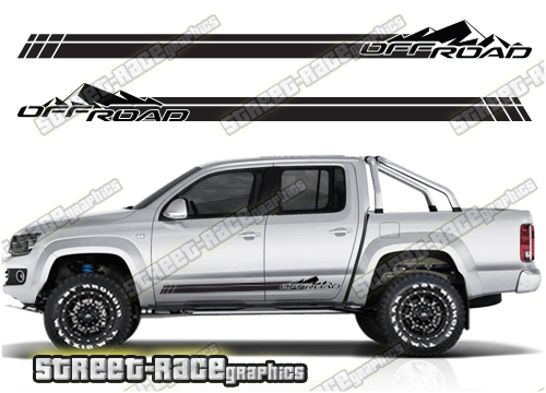 VW Amarok side stickers 005