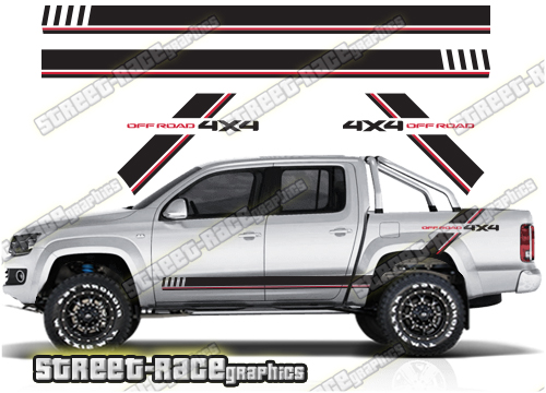 VW Amarok side stickers 009