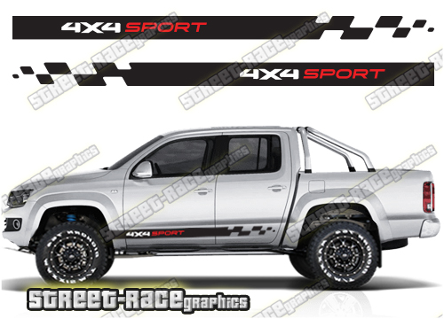VW Amarok side stickers 019