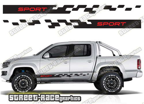 VW Amarok side stickers 020