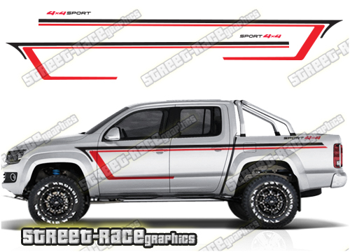 VW Amarok side stickers 033