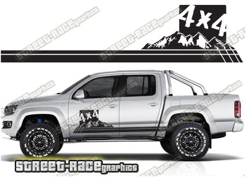 VW Amarok side stickers 034