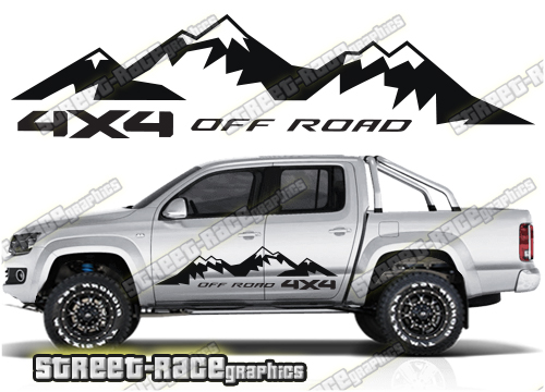 VW Amarok side stickers 035