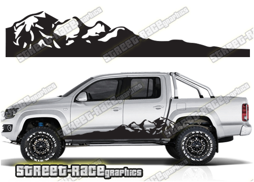 VW Amarok side stickers 036