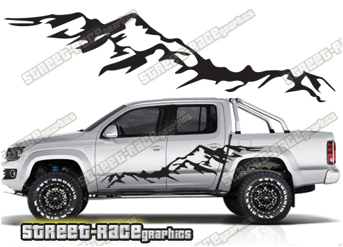 VW Amarok side stickers 037