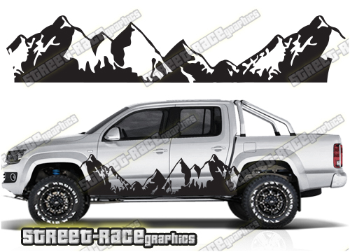 VW Amarok side stickers 041
