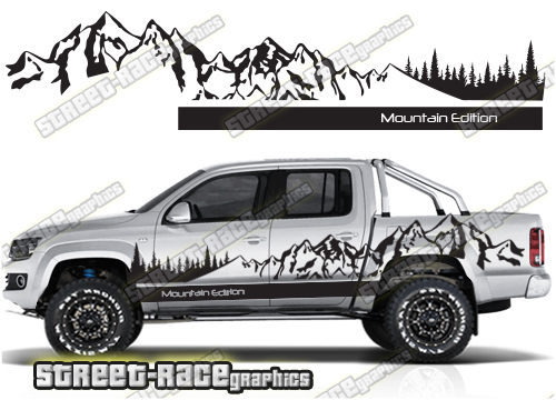 VW Amarok side stickers 045