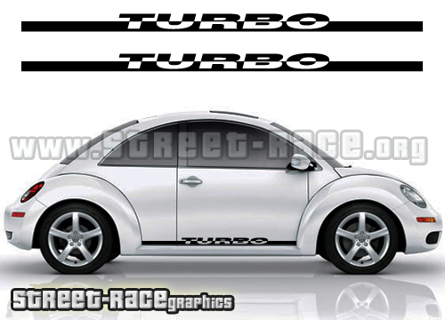 Volkswagen Beetle Turbo racing stripes 005