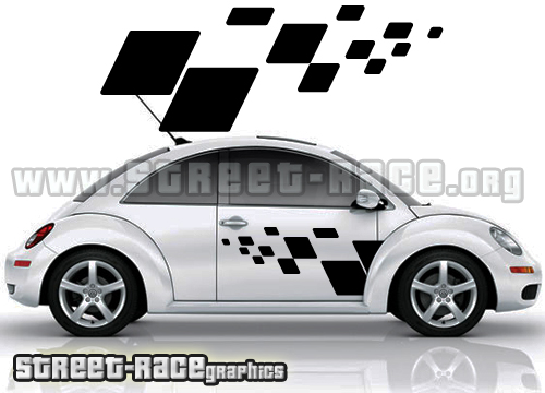 Volkswagen Beetle side flags 013