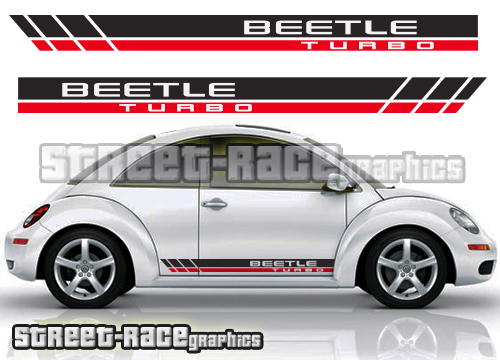 Volkswagen Beetle racing stripes 027 - Turbo