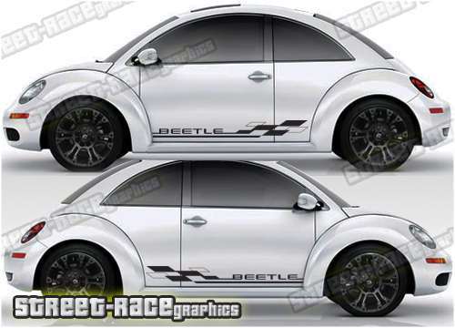 Volkswagen Beetle racing stripes 032