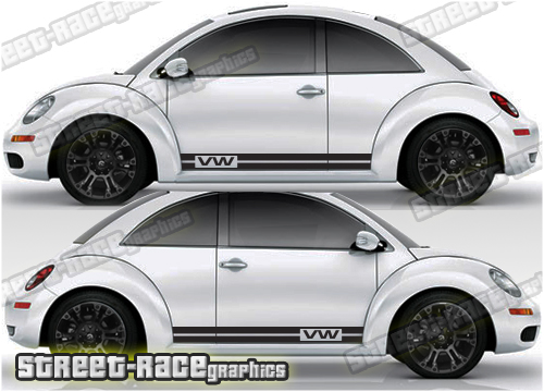 Volkswagen Beetle racing stripes 033