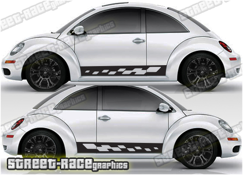 Volkswagen Beetle racing stripes 035
