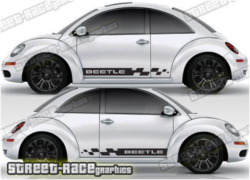 Volkswagen Beetle racing stripes 036