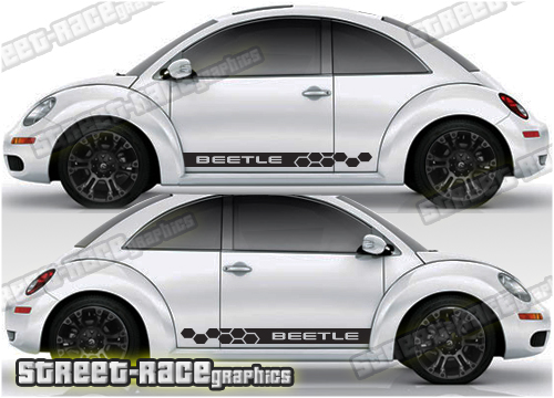 Volkswagen Beetle racing stripes 037