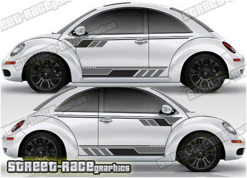 Volkswagen Beetle racing stripes 041