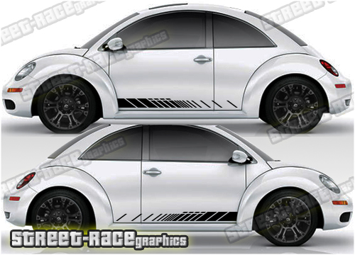 Volkswagen Beetle racing stripes 042