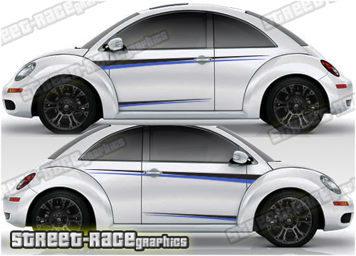 Volkswagen Beetle racing stripes 047