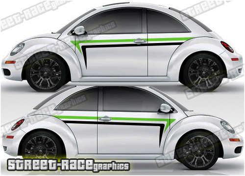Volkswagen Beetle racing stripes 048