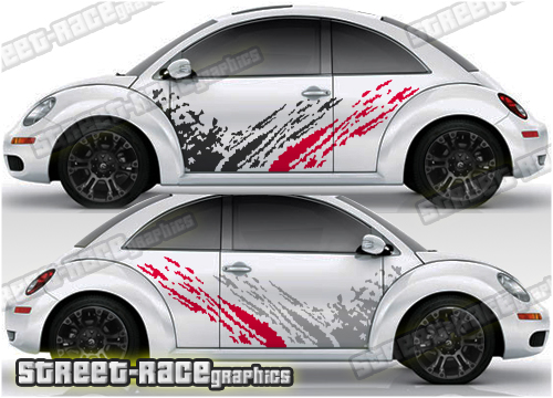 Volkswagen Beetle racing decals 050