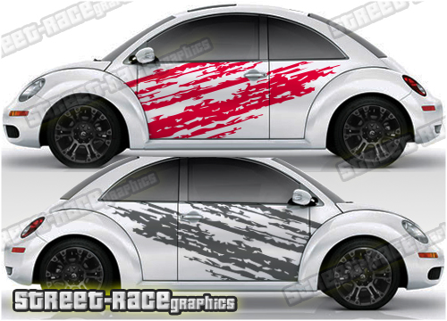 Volkswagen Beetle racing decals 051