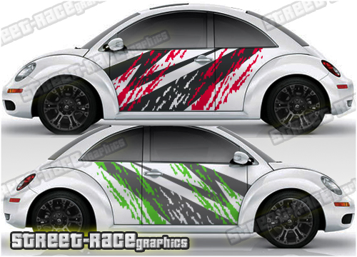 Volkswagen Beetle racing decals 052
