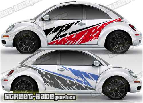 Volkswagen Beetle racing decals 053