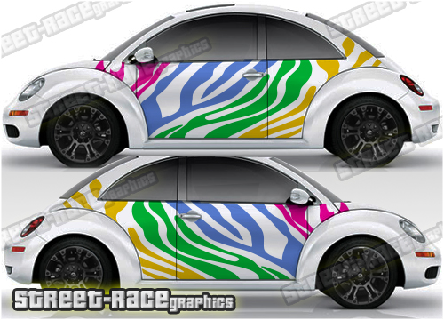 Volkswagen Beetle racing decals 054