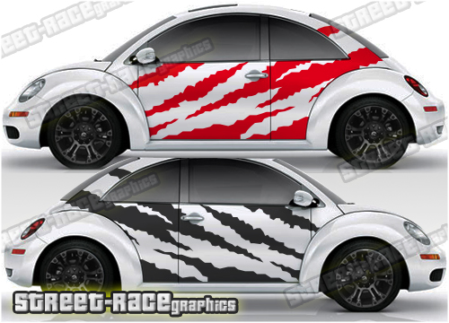 Volkswagen Beetle racing decals 056