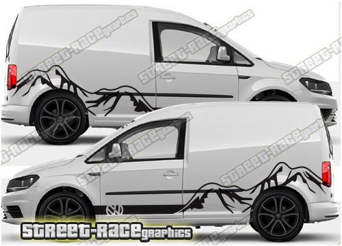 VW Caddy stickers 044