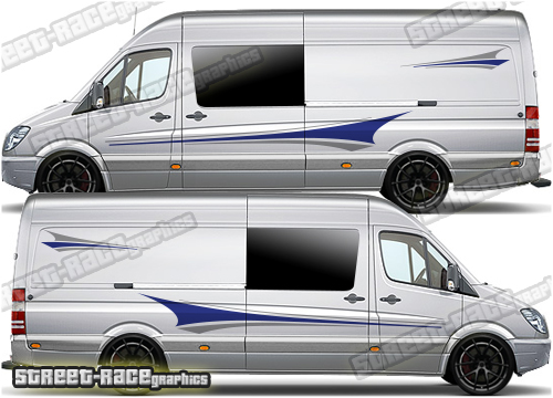 Mercedes Sprinter camper van graphics 006
