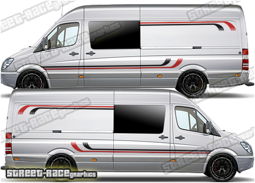 Mercedes Sprinter camper van graphics 031