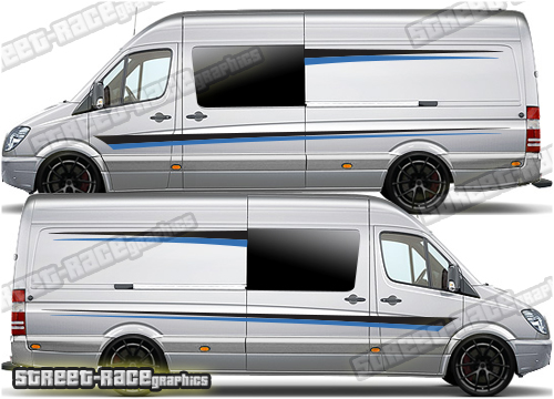 Mercedes Sprinter camper van graphics 034