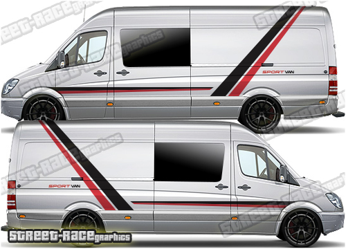 Mercedes Sprinter camper van graphics 038