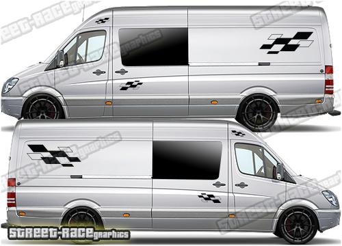 Mercedes Sprinter camper van graphics 039
