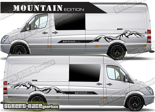 Mercedes Sprinter camper van graphics 041