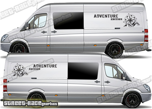 Mercedes Sprinter camper van graphics 049
