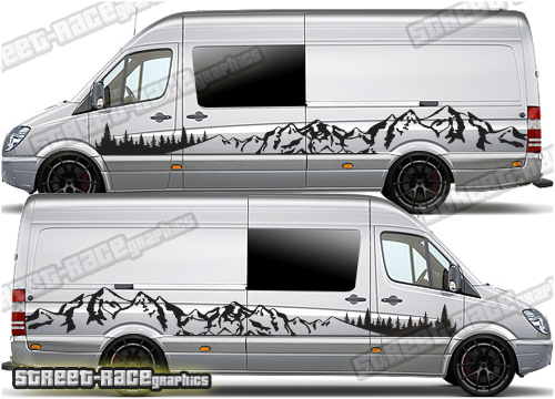 Mercedes Sprinter camper van graphics 050